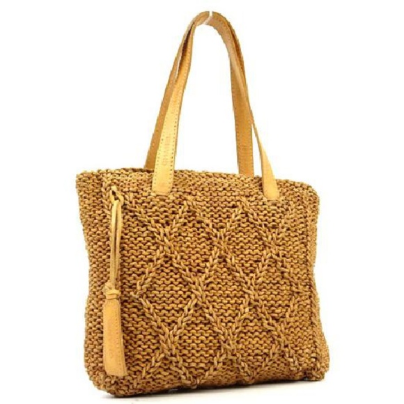 CHANEL Handbags - Woven Leather Basket Tote 221037